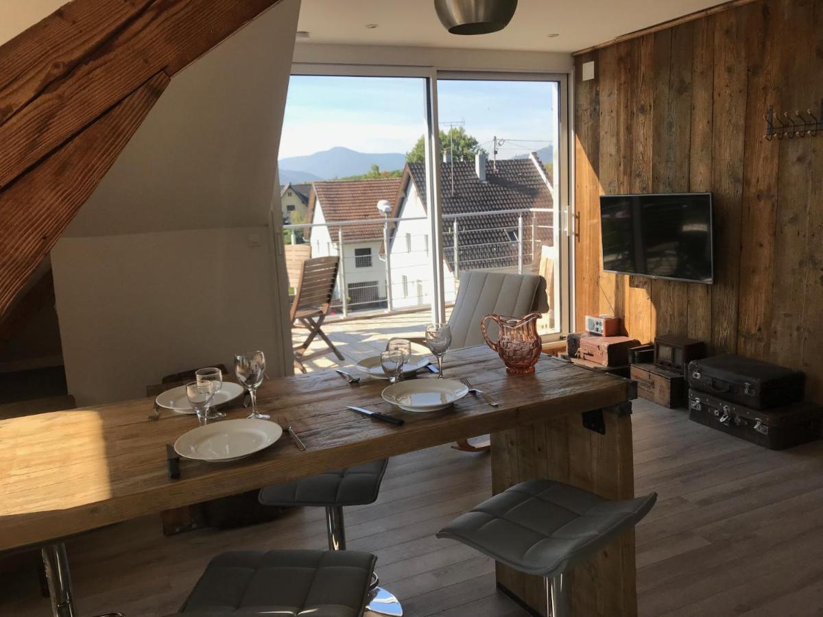 Appartement Chaleureux Et Lumineux Avec Vue ! Au Centre Alsace Selestat Ngoại thất bức ảnh